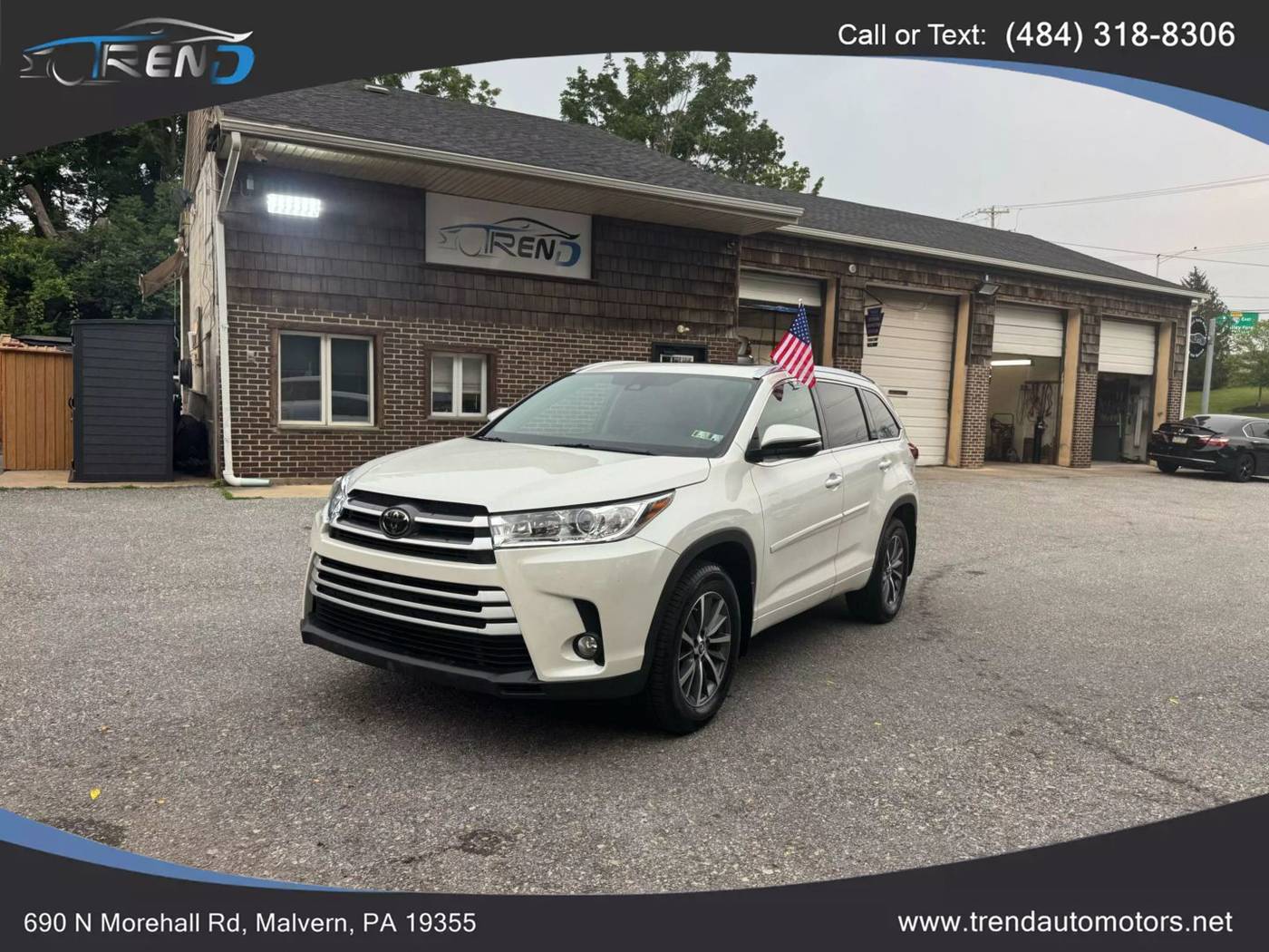 2018 Toyota Highlander XLE — SUV — 94,101 mi — Malvern, PA