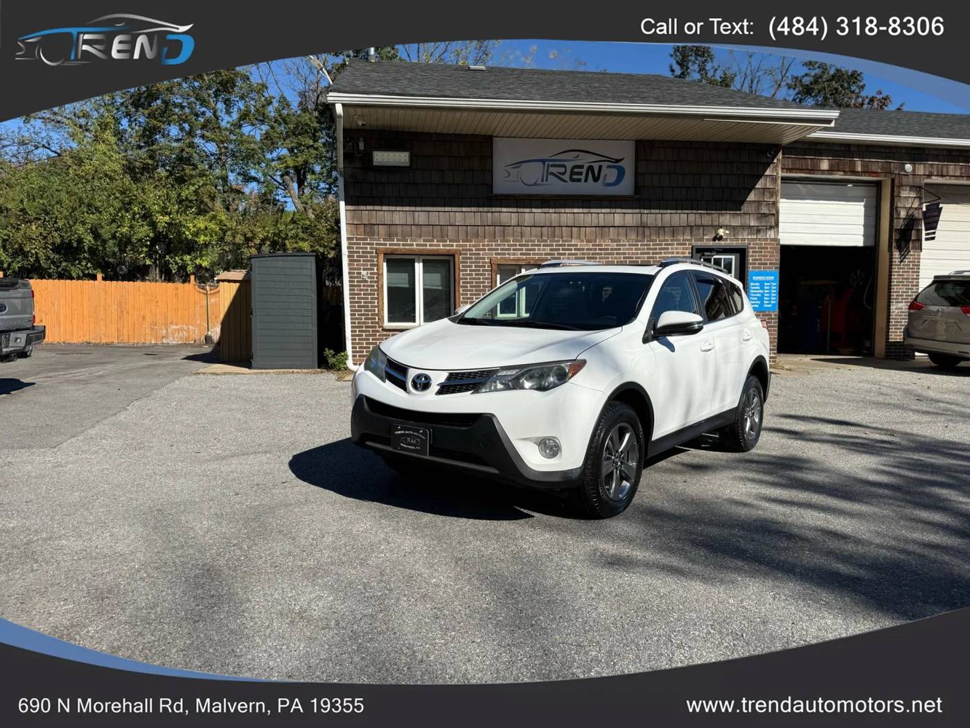 2015 Toyota RAV4 XLE — SUV — 74,347 mi — Malvern, PA