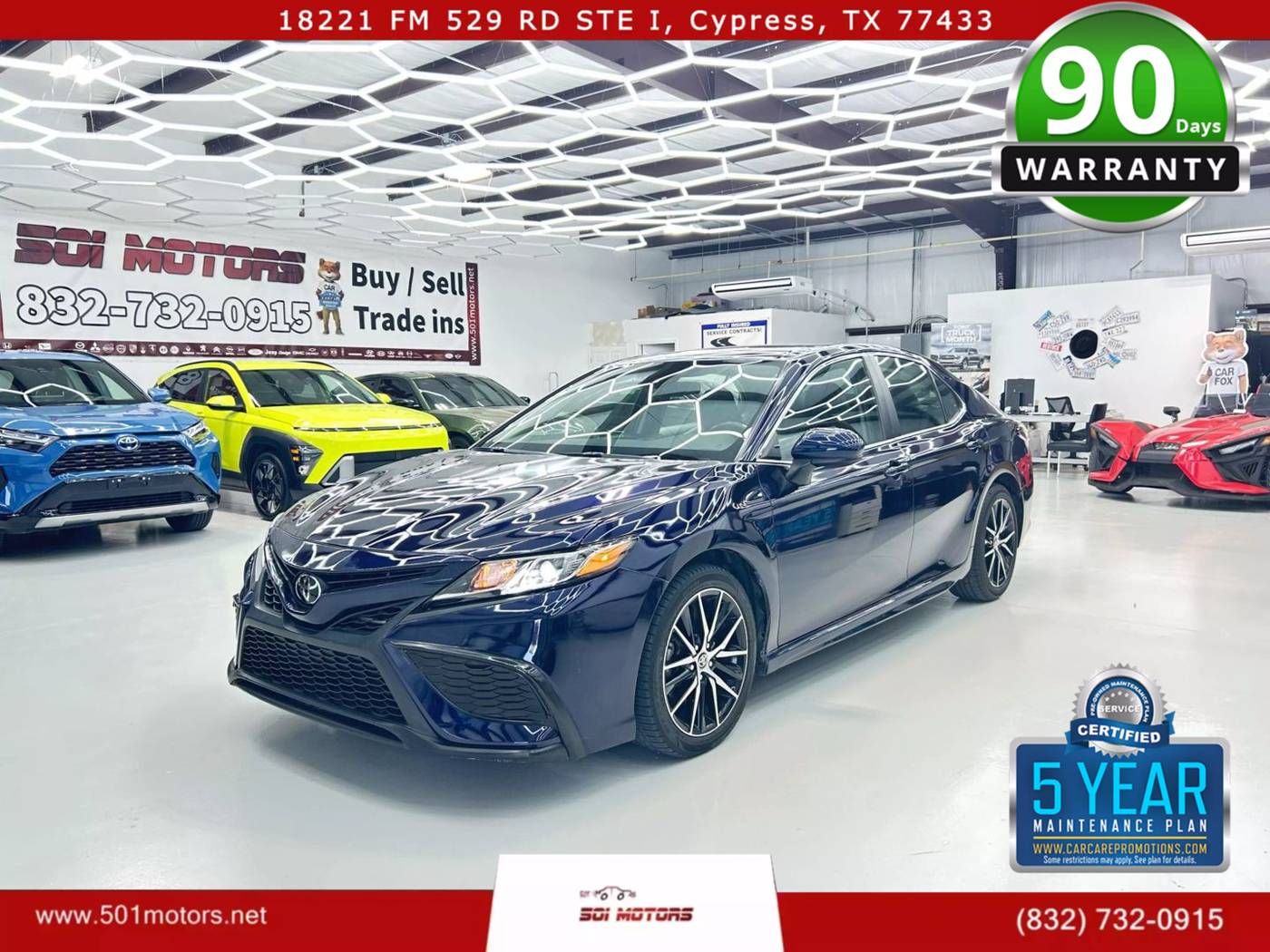 2021 Toyota Camry SE — Sedan — 66,575 mi — Cypress, TX