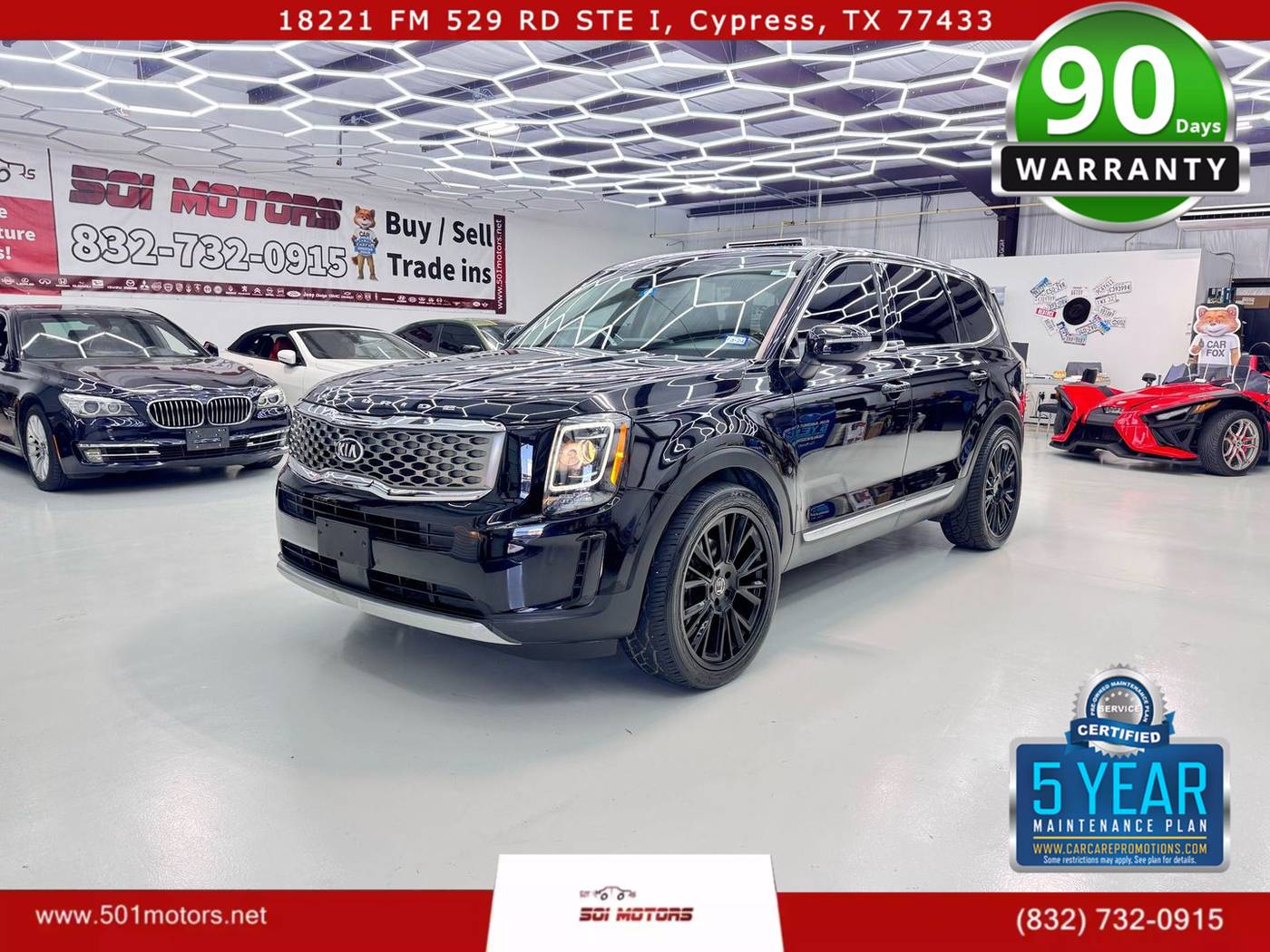 2020 Kia Telluride LX — SUV — 75,873 mi — Cypress, TX