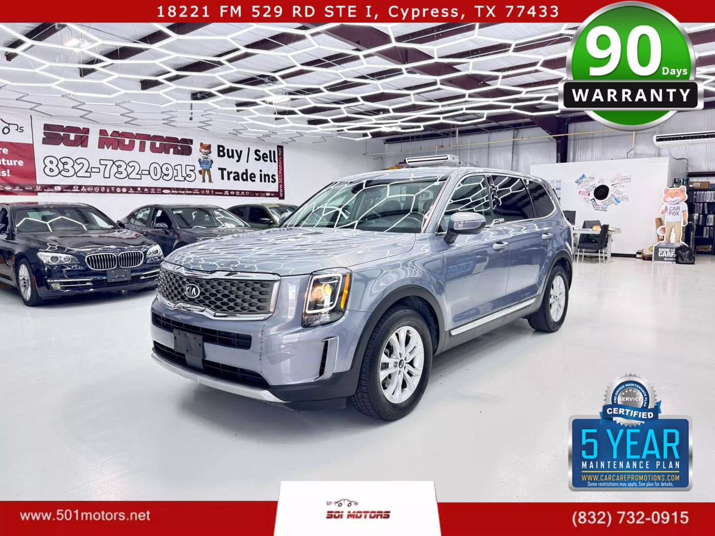 2020 Kia Telluride LX — SUV — 39,431 mi — Cypress, TX