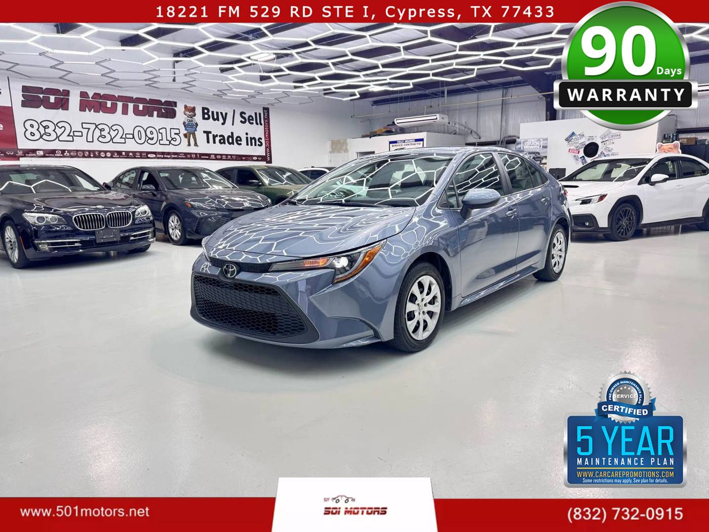 2022 Toyota Corolla LE — Sedan — 63,496 mi — Cypress, TX