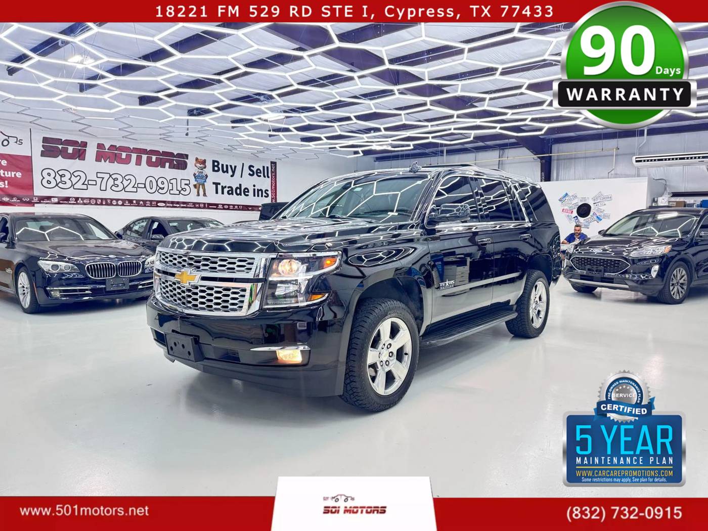 2018 Chevrolet Tahoe LT — SUV — 114,601 mi — Cypress, TX