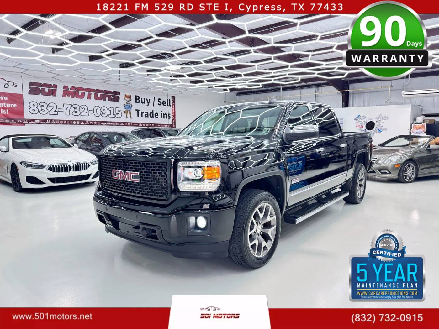 2015 GMC Sierra 1500 SLT — Pickup Truck — 65,410 mi — Cypress, TX