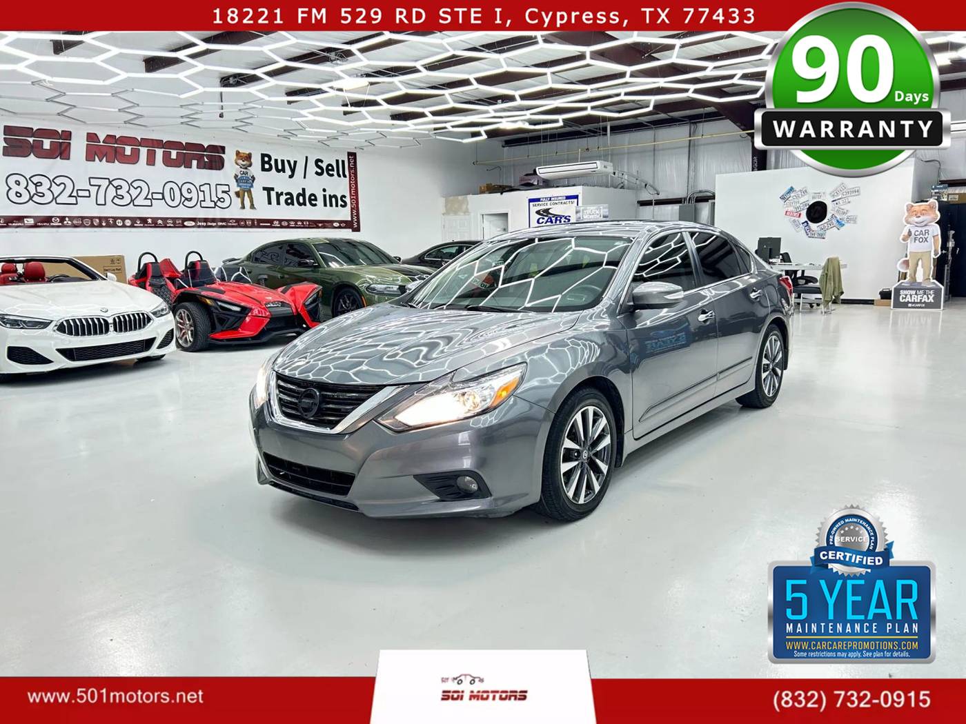 2017 Nissan Altima 2.5 SV — Sedan — 71,902 mi — Cypress, TX