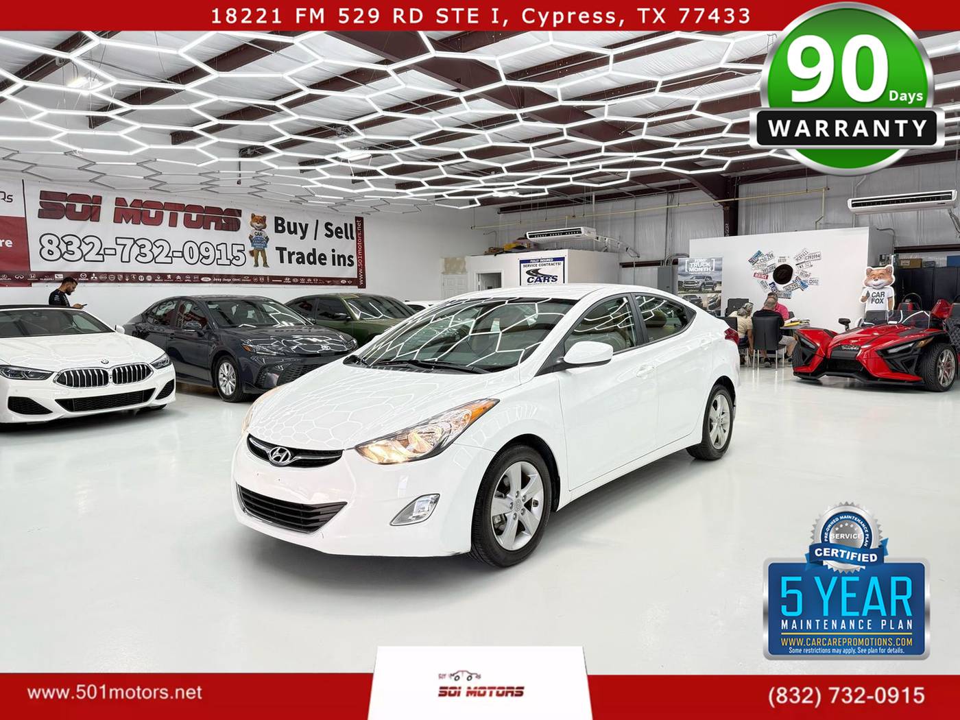 2013 Hyundai Elantra GLS — Sedan — 52,913 mi — Cypress, TX