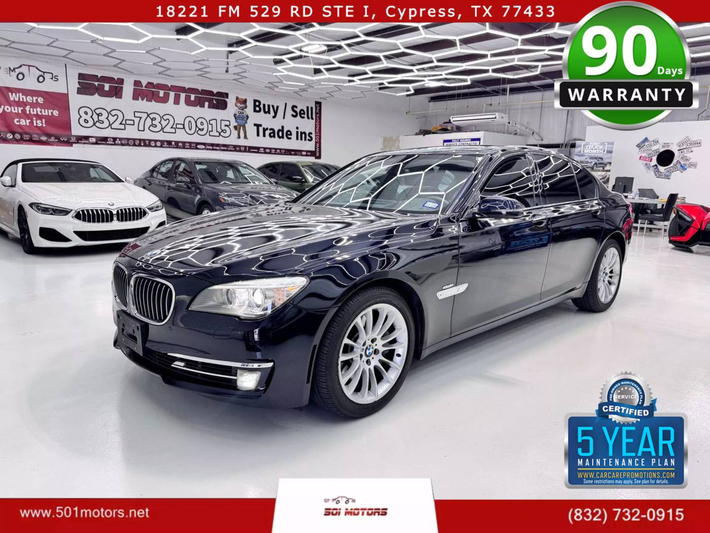2013 BMW 7 Series 750i — Sedan — 53,275 mi — Cypress, TX