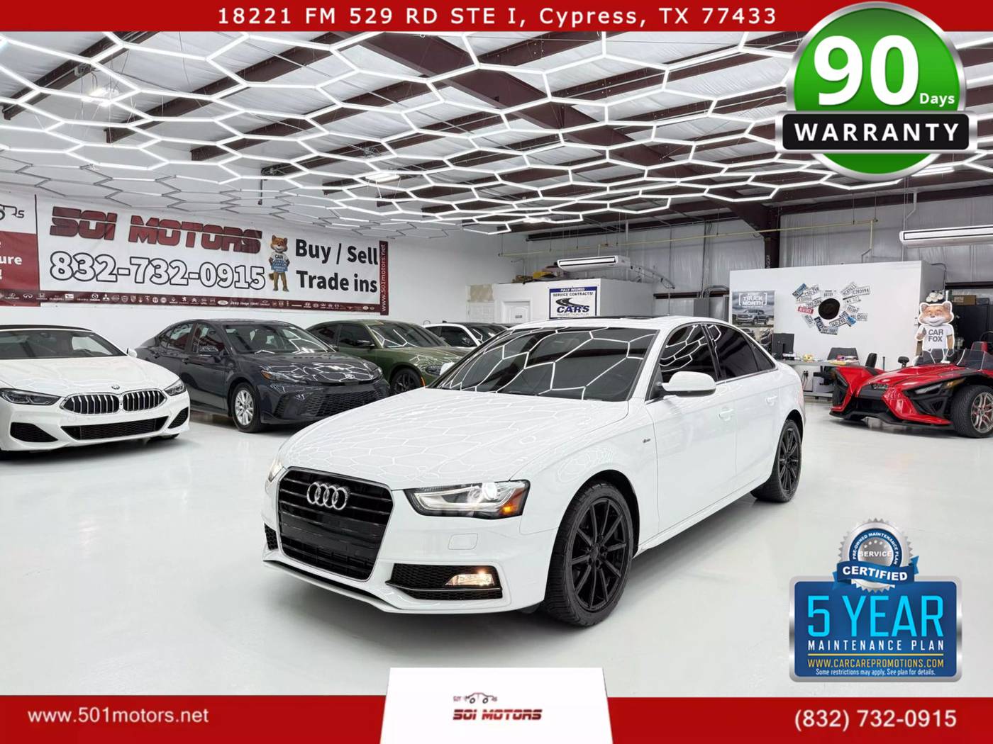 2016 Audi A4 Premium — Sedan — 55,146 mi — Cypress, TX