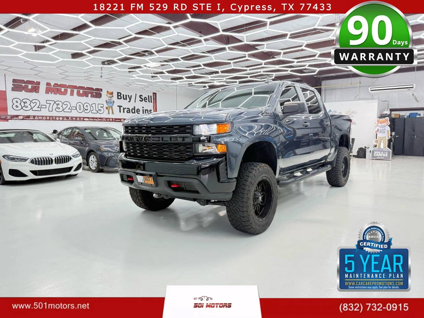 2021 Chevrolet Silverado 1500 Custom Trail Boss — Pickup Truck — 58,760 mi — Cypress, TX