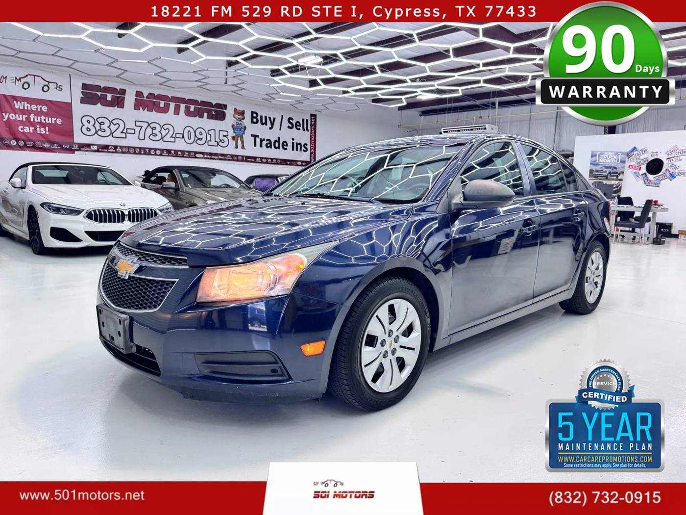 2014 Chevrolet Cruze LS — Sedan — 121,010 mi — Cypress, TX
