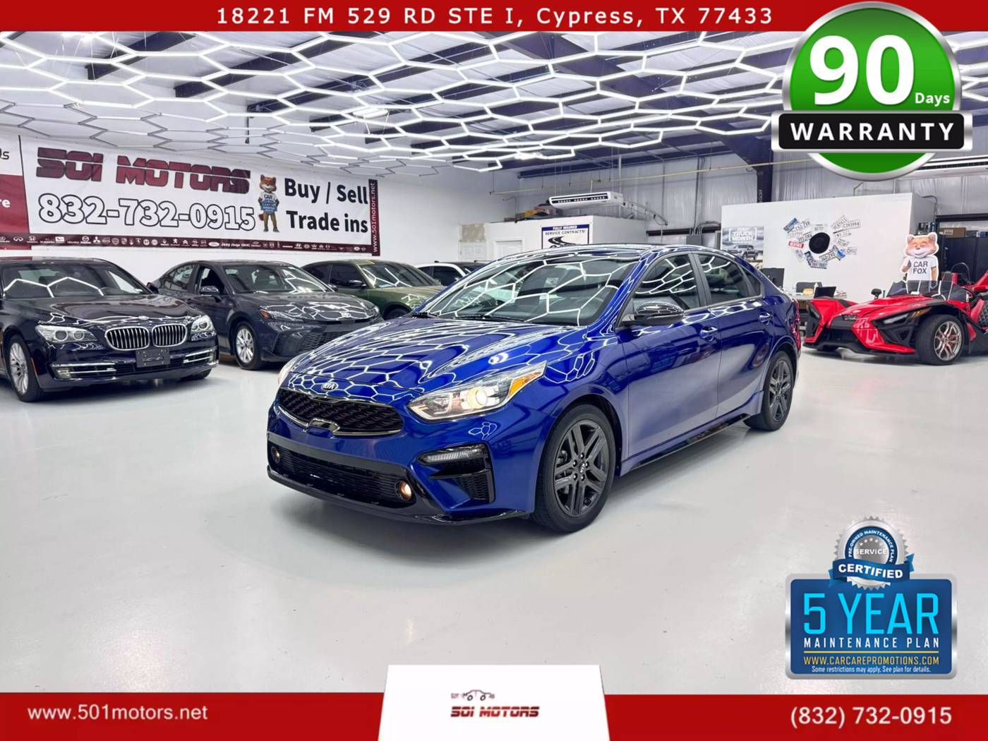 2021 Kia Forte GT-Line — Sedan — 62,970 mi — Cypress, TX