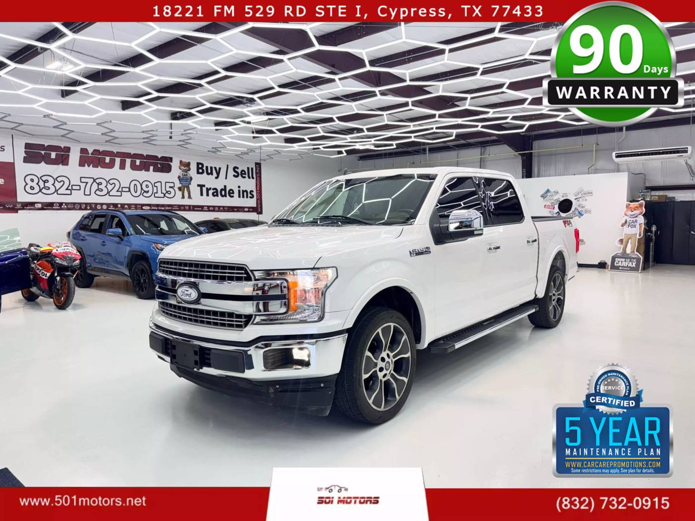 2019 Ford F-150 Lariat — Pickup Truck — 46,572 mi — Cypress, TX