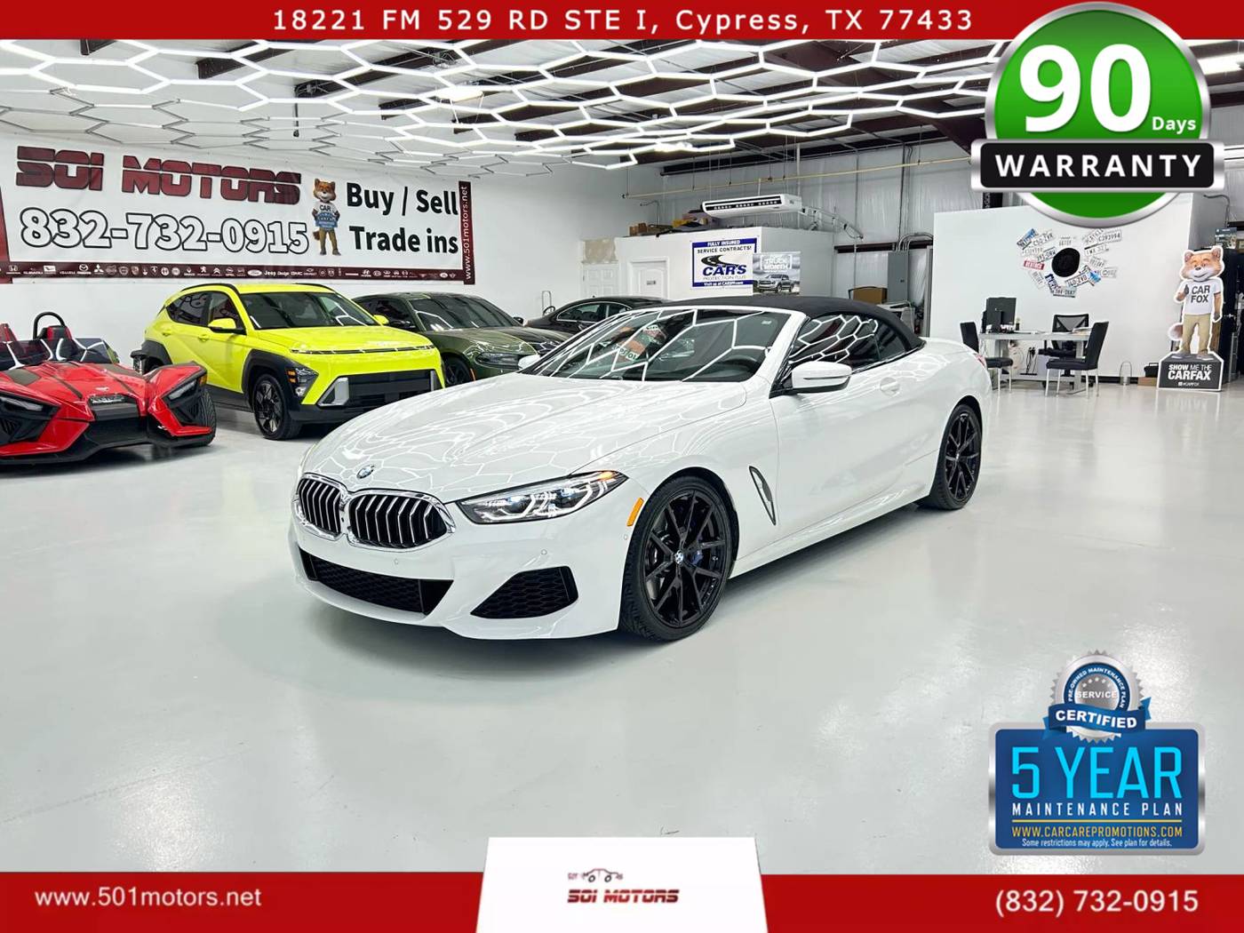 2022 BMW 8 Series 840i — Convertible — 33,014 mi — Cypress, TX