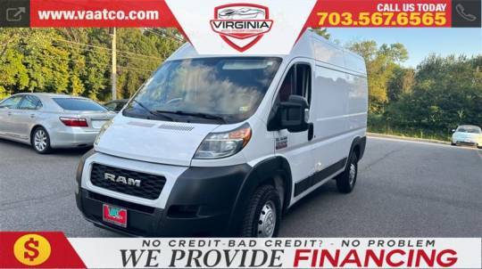 2019 Ram ProMaster Cargo Van 1500 — Cargo Van — 80,804 mi — Arlington, VA