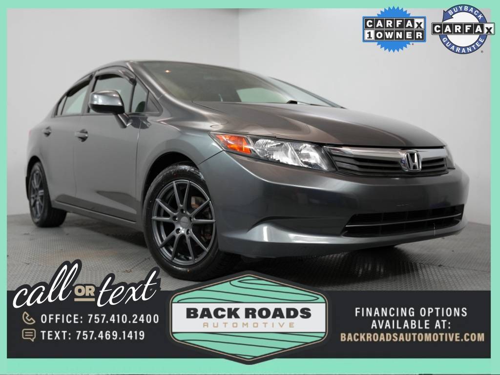 2012 Honda Civic LX — Sedan — 79,327 mi — Chesapeake, VA