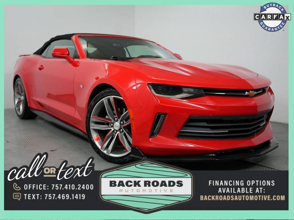 2017 Chevrolet Camaro 1LT — Convertible — 92,045 mi — Chesapeake, VA