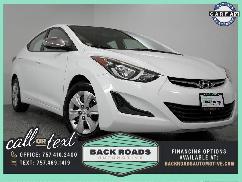2016 Hyundai Elantra SE — Sedan — 86,016 mi — Chesapeake, VA