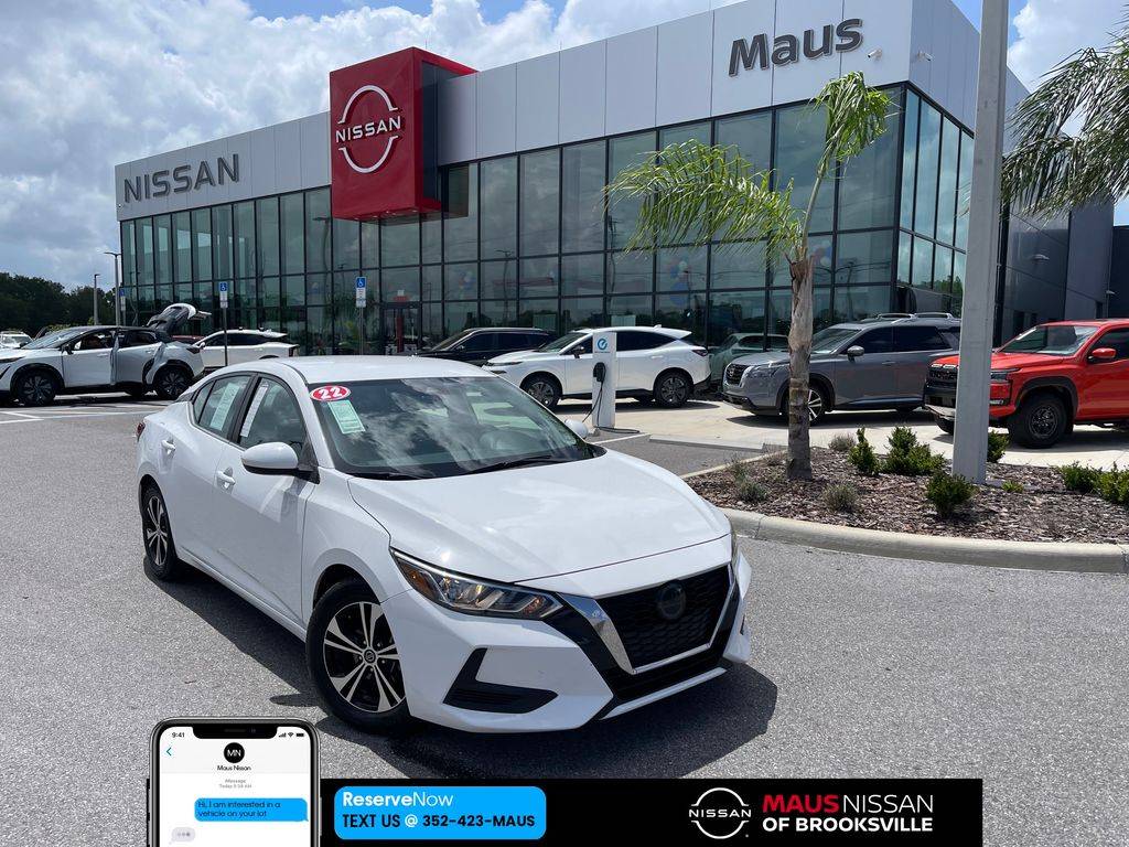 2022 Nissan Sentra SV — Sedan — 55,631 mi — Brooksville, FL