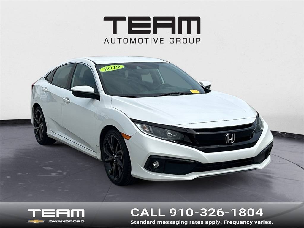 2019 Honda Civic Sport — Sedan — 49,653 mi — Swansboro, NC