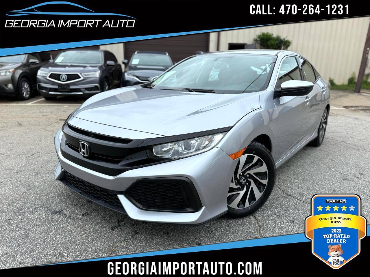 2018 Honda Civic LX — Hatchback — 77,775 mi — Alpharetta, GA