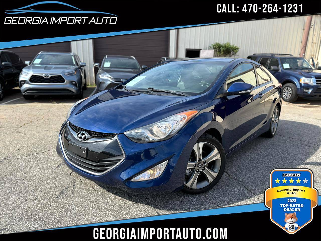 2013 Hyundai Elantra SE — Coupe — 78,626 mi — Alpharetta, GA