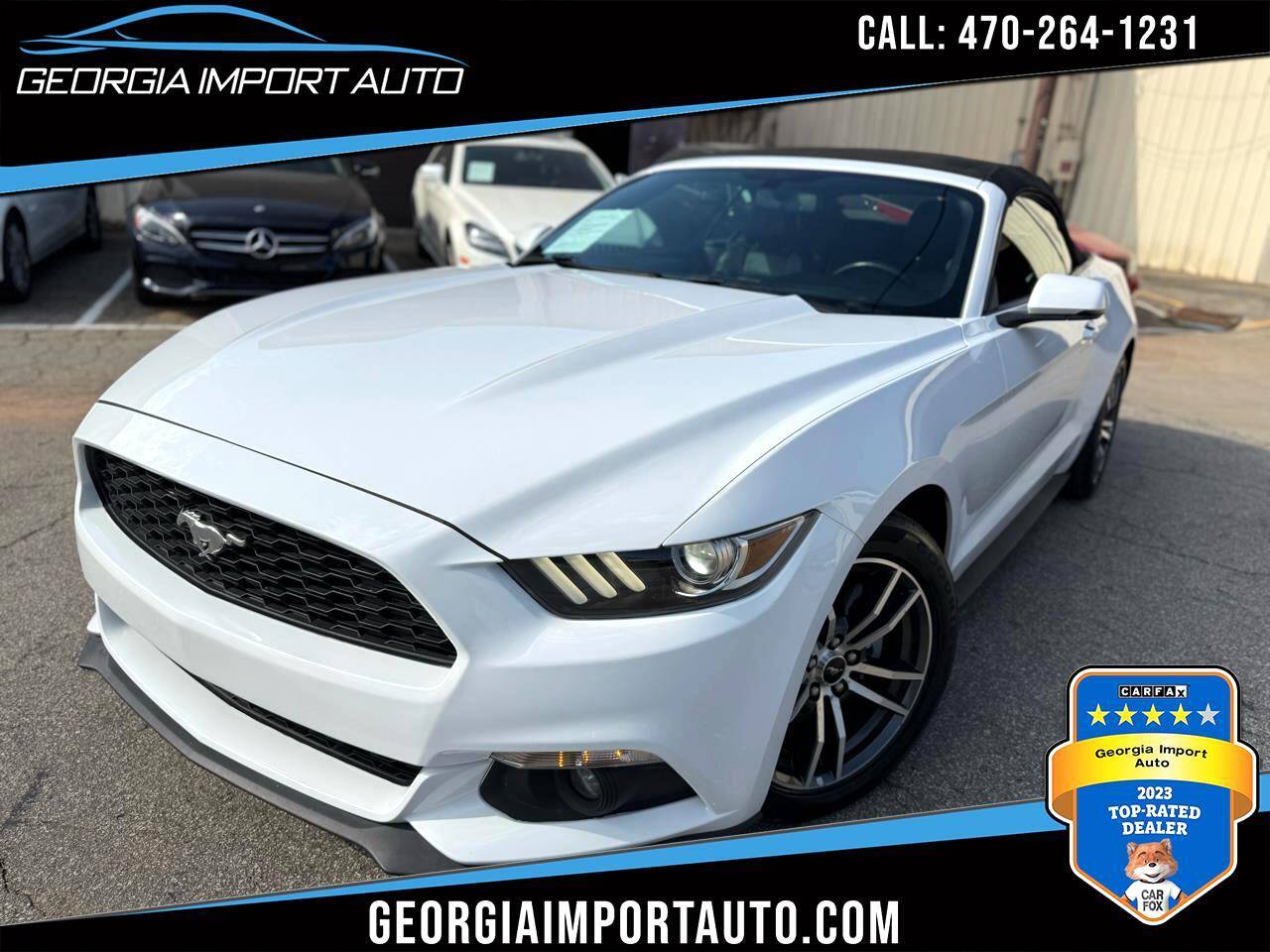 2016 Ford Mustang EcoBoost Premium — Convertible — 61,248 mi — Alpharetta, GA