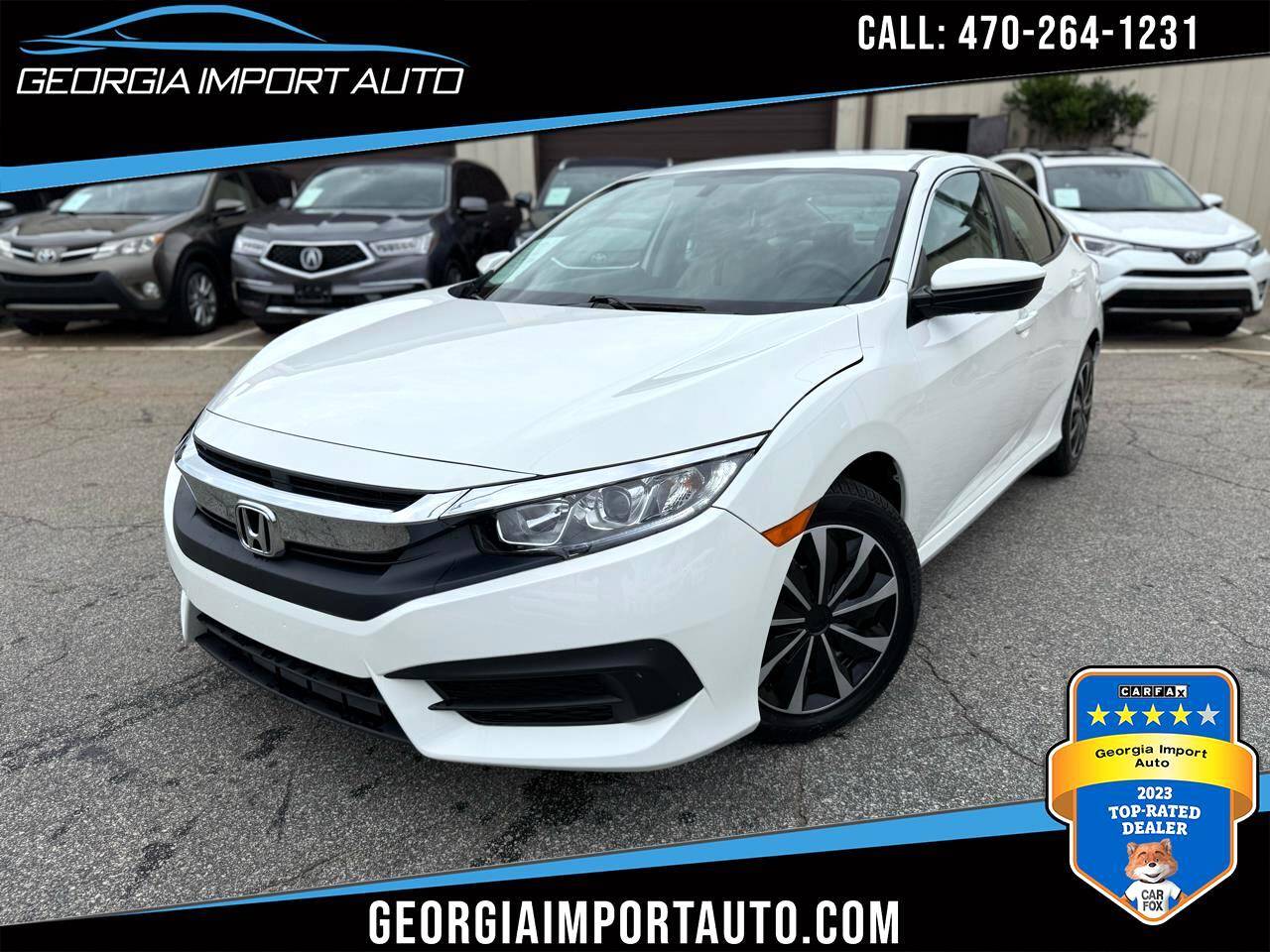 2016 Honda Civic LX — Sedan — 64,535 mi — Alpharetta, GA