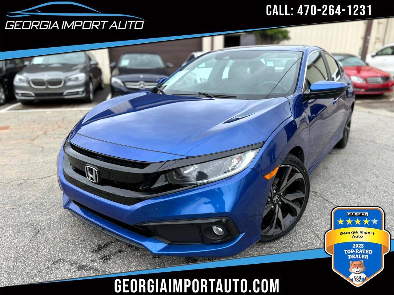2020 Honda Civic Sport — Sedan — 58,337 mi — Alpharetta, GA