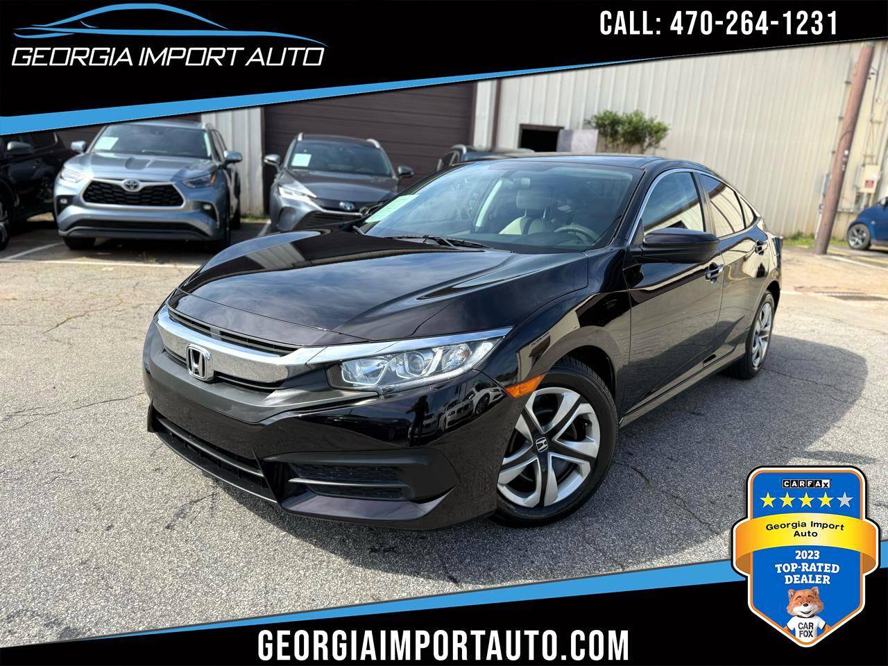 2017 Honda Civic LX — Sedan — 53,584 mi — Alpharetta, GA
