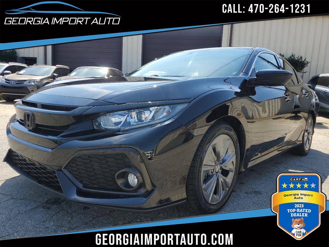 2018 Honda Civic EX — Hatchback — 75,189 mi — Alpharetta, GA