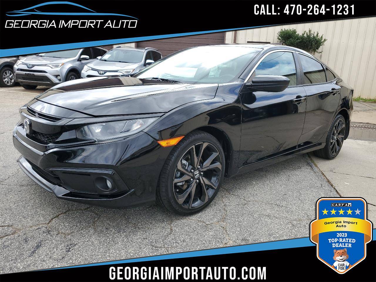 2019 Honda Civic Sport — Sedan — 60,594 mi — Alpharetta, GA