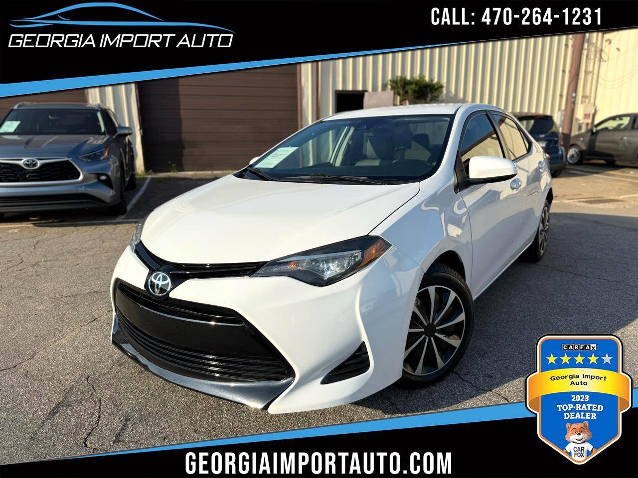 2019 Toyota Corolla XLE — Sedan — 61,595 mi — Alpharetta, GA