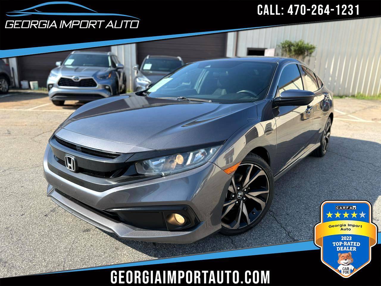 2019 Honda Civic Sport — Sedan — 91,110 mi — Alpharetta, GA