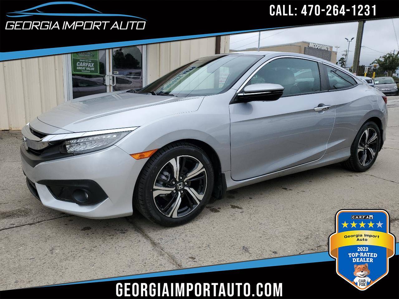 2017 Honda Civic Touring — Coupe — 60,987 mi — Alpharetta, GA