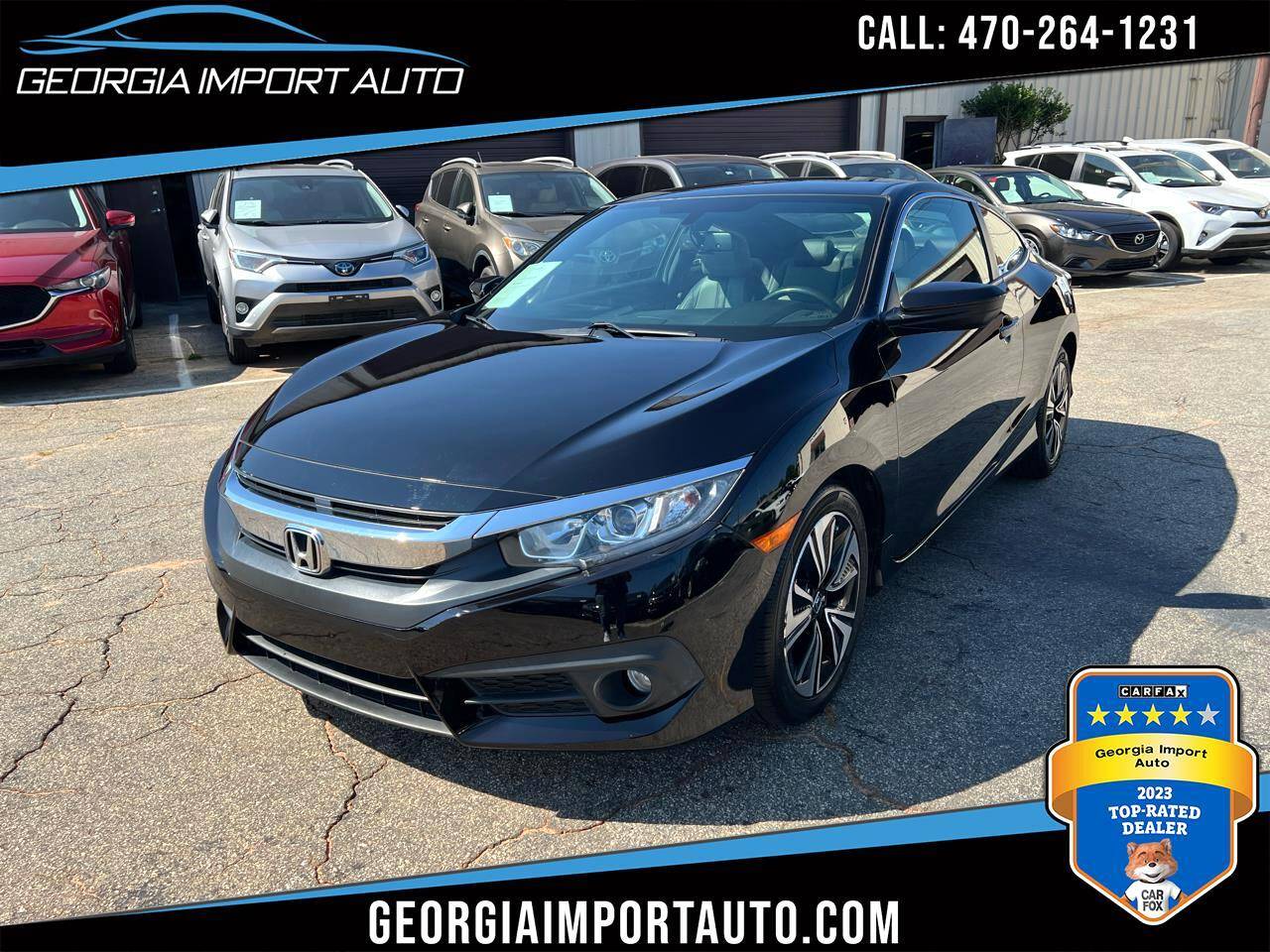 2017 Honda Civic EX-L — Coupe — 80,524 mi — Alpharetta, GA