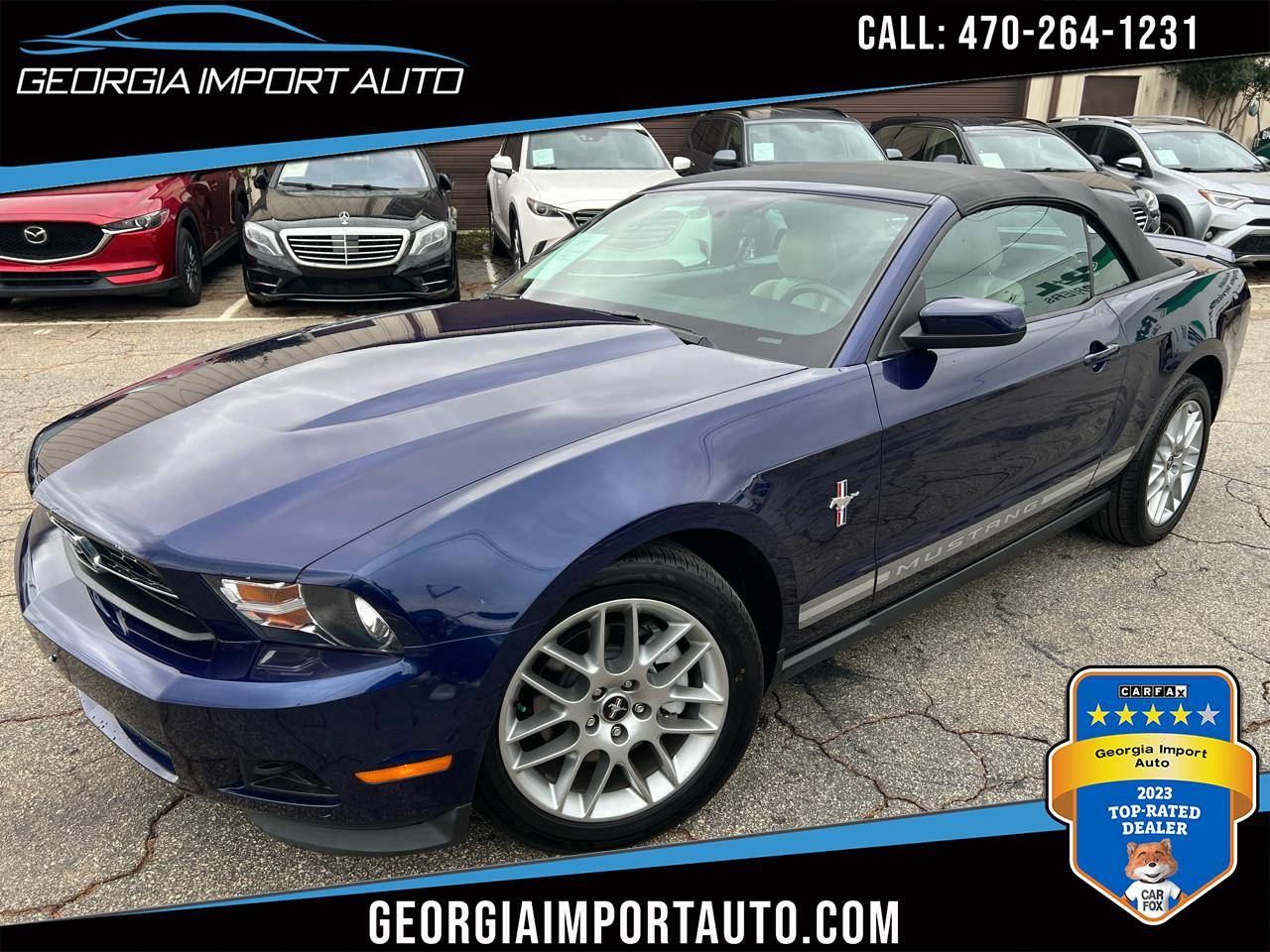 2012 Ford Mustang V6 — Convertible — 76,235 mi — Alpharetta, GA