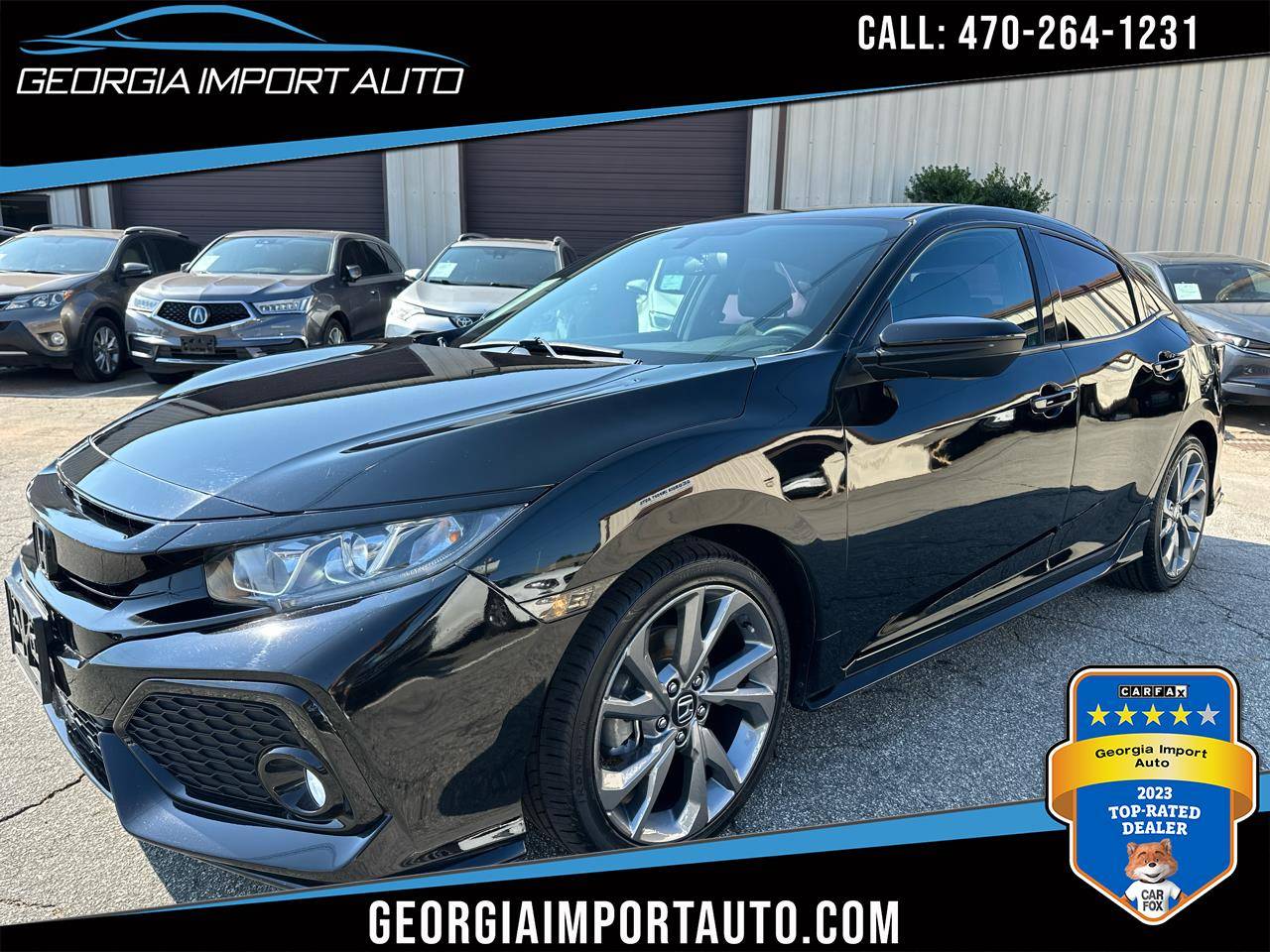 2017 Honda Civic Sport — Hatchback — 57,519 mi — Alpharetta, GA