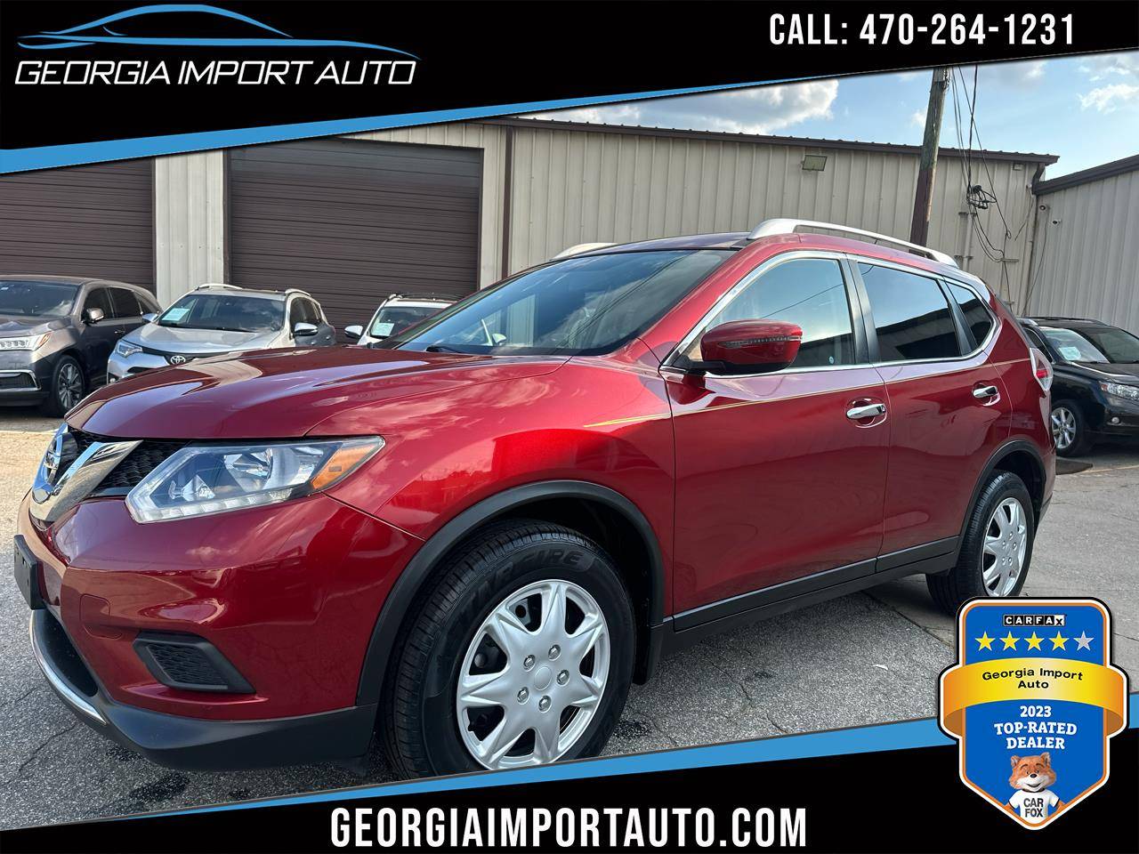2016 Nissan Rogue S — SUV — 66,623 mi — Alpharetta, GA