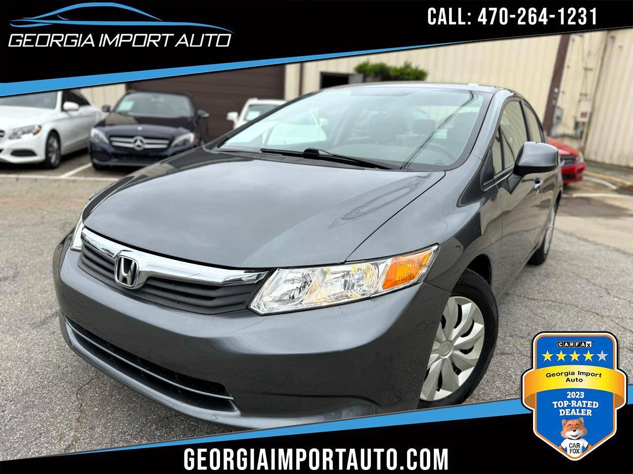 2012 Honda Civic LX — Sedan — 97,663 mi — Alpharetta, GA