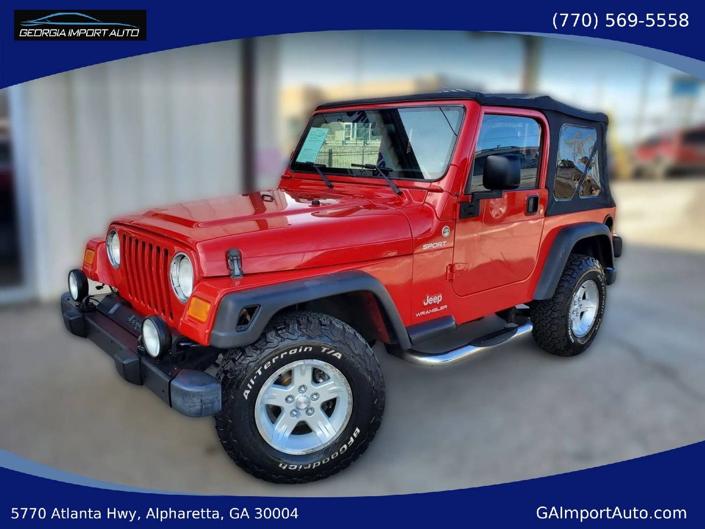 2006 Jeep Wrangler Sport