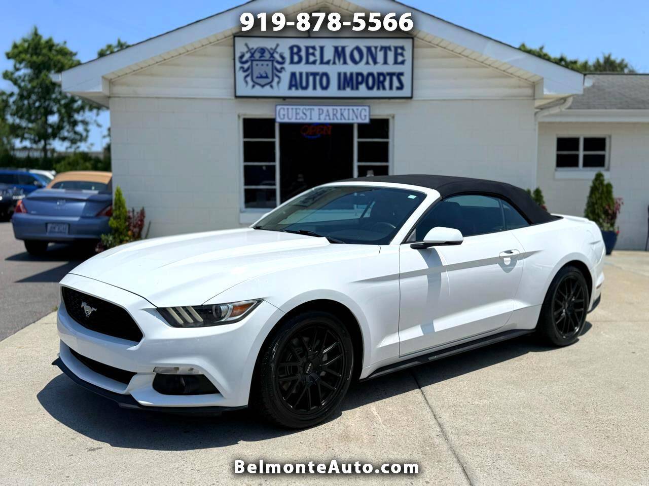 2016 Ford Mustang EcoBoost Premium — Convertible — 113,698 mi — Raleigh, NC