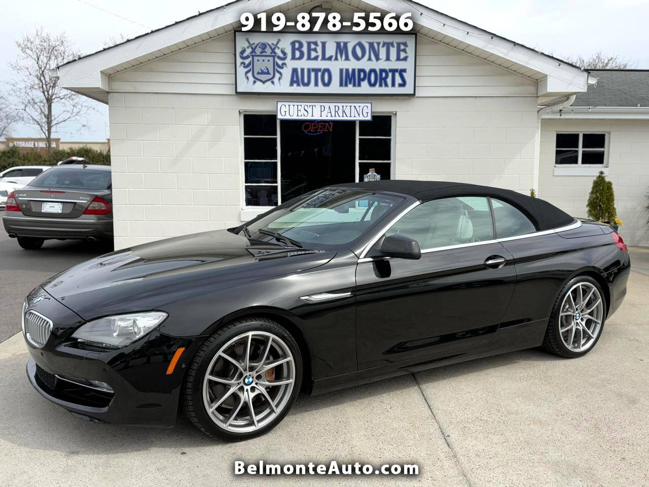 2012 BMW 6 Series 650i — Convertible — 30,336 mi — Raleigh, NC