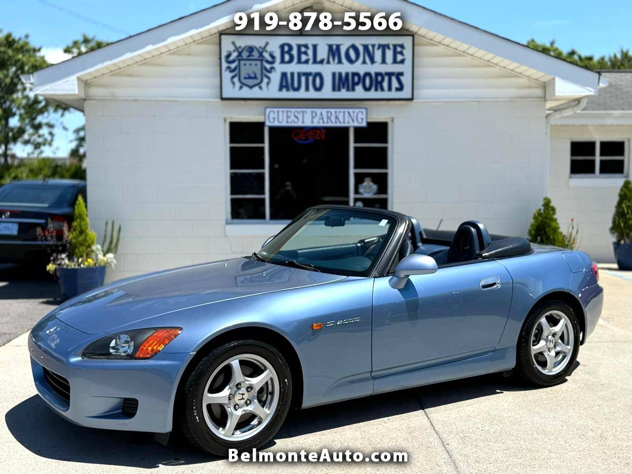 2002 Honda S2000 Base — Convertible — 55,403 mi — Raleigh, NC