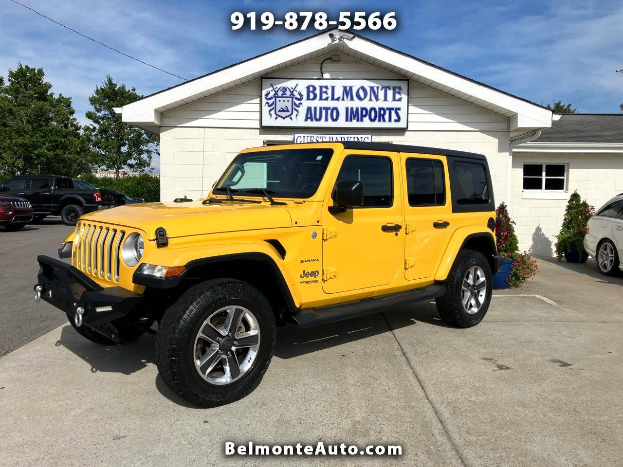 2019 Jeep Wrangler Sahara — SUV — 49,149 mi — Raleigh, NC