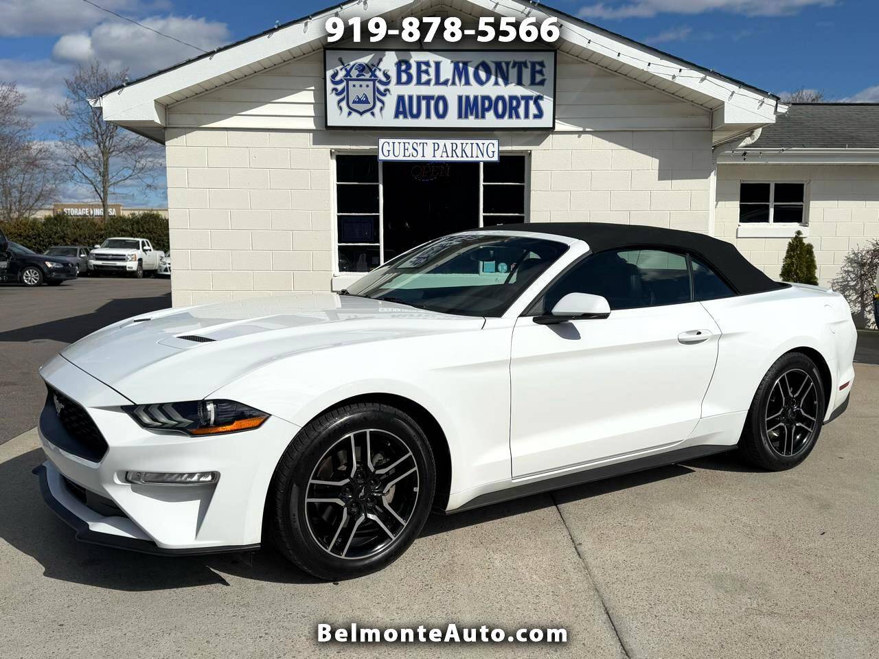 2019 Ford Mustang EcoBoost — Convertible — 141,216 mi — Raleigh, NC