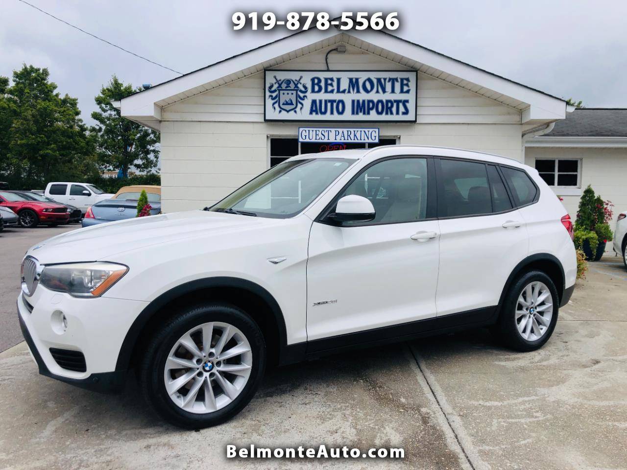 2016 BMW X3 28i — SUV — 167,483 mi — Raleigh, NC