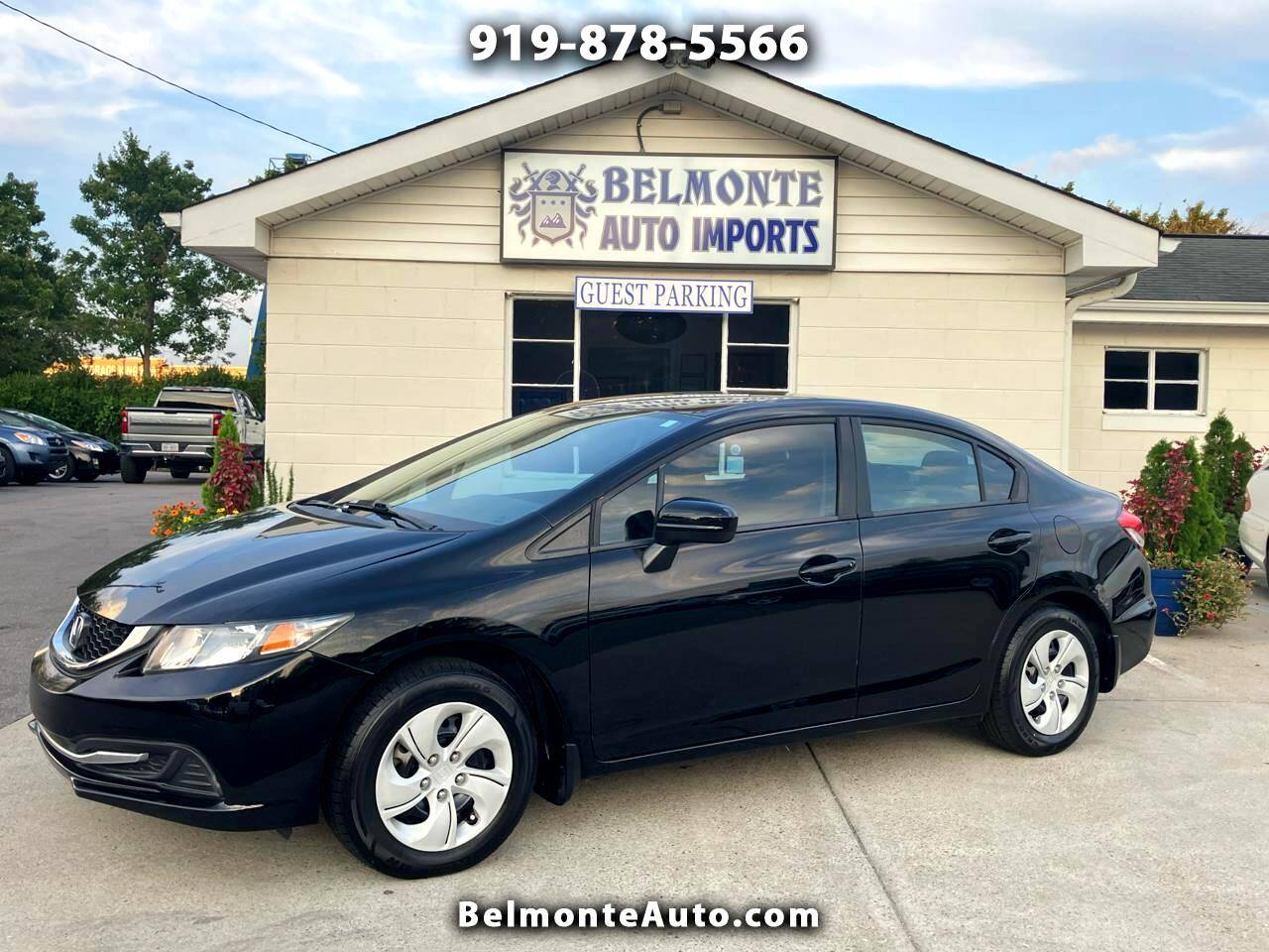 2015 Honda Civic LX — Sedan — 81,972 mi — Raleigh, NC