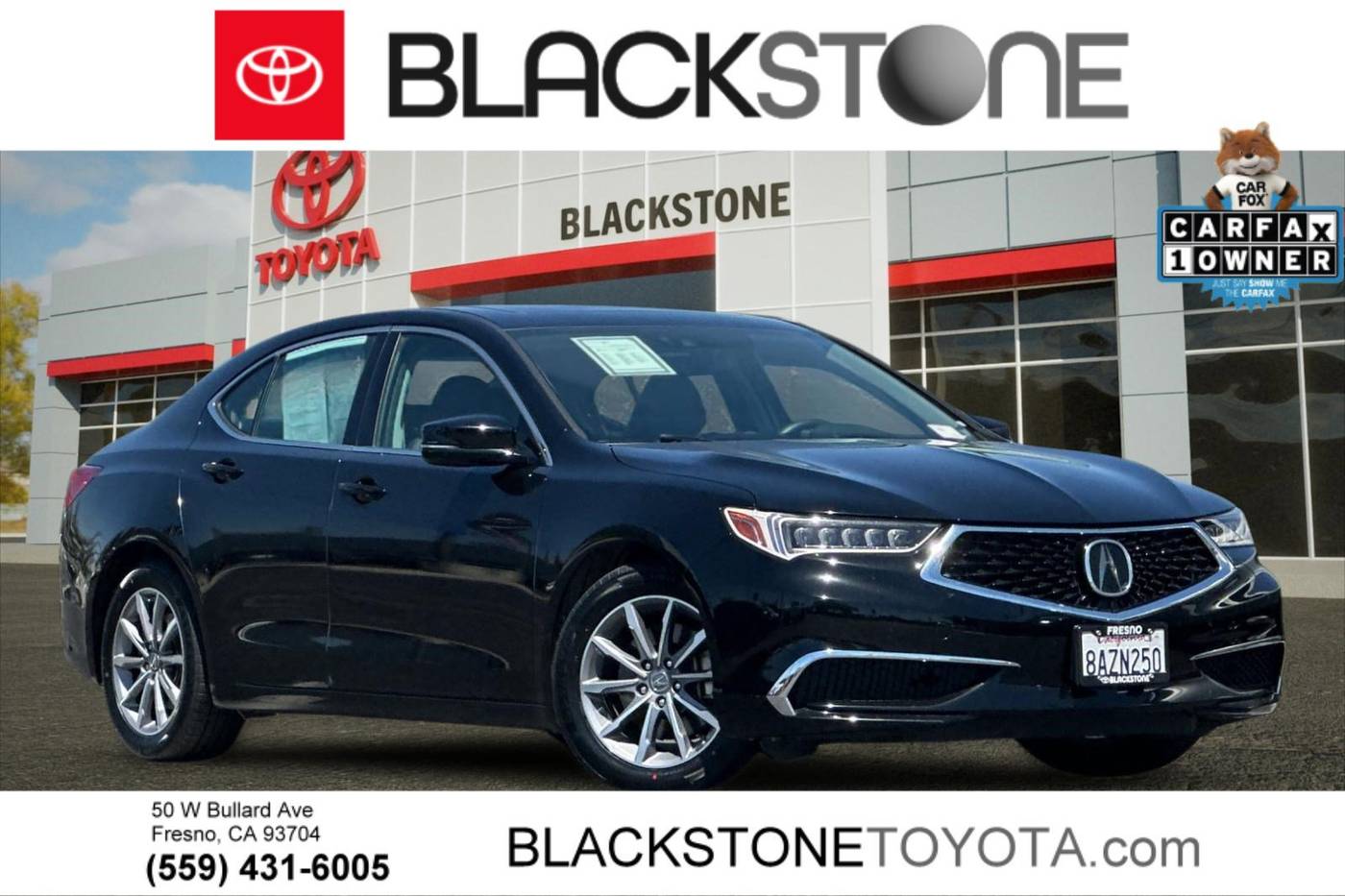 2018 Acura TLX Technology Package — Sedan — 32,844 mi — Fresno, CA