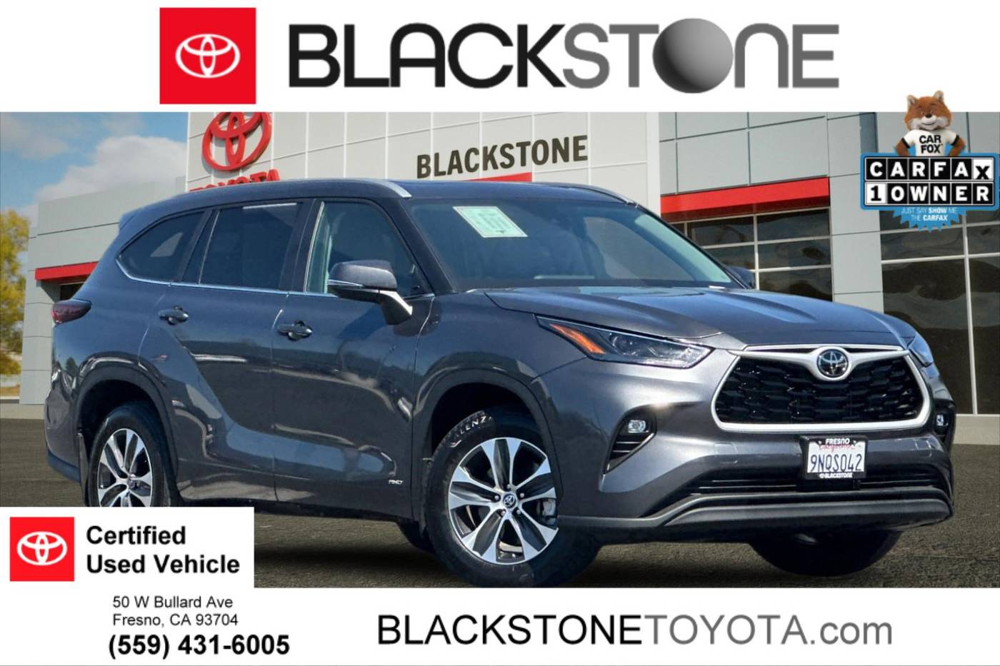 2025 Toyota Highlander Hybrid XLE — SUV — 6,650 mi — Fresno, CA
