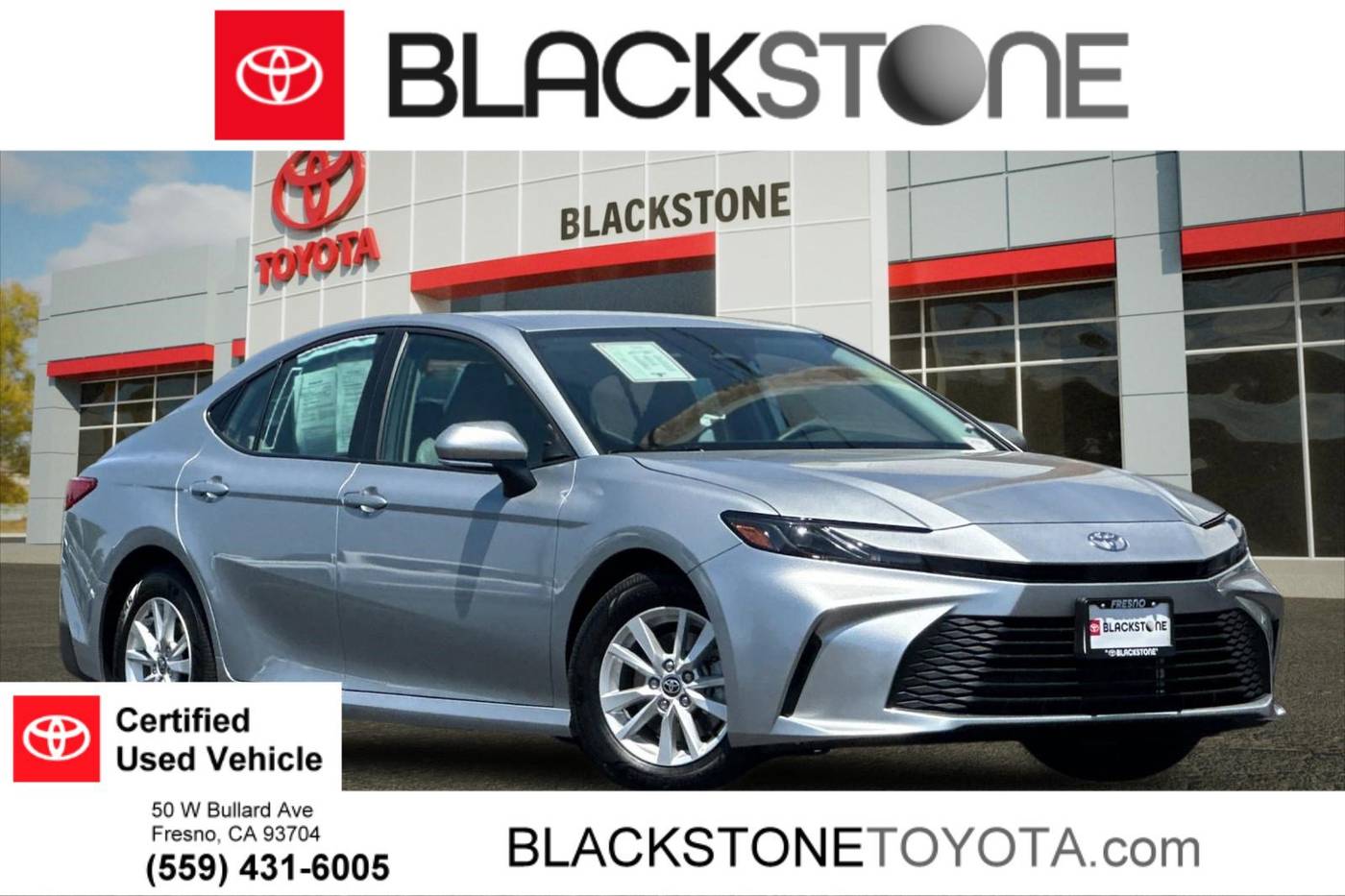 2025 Toyota Camry LE — Sedan — 52 mi — Fresno, CA